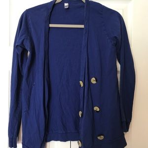 American Apparel Double Breasted Cardigan